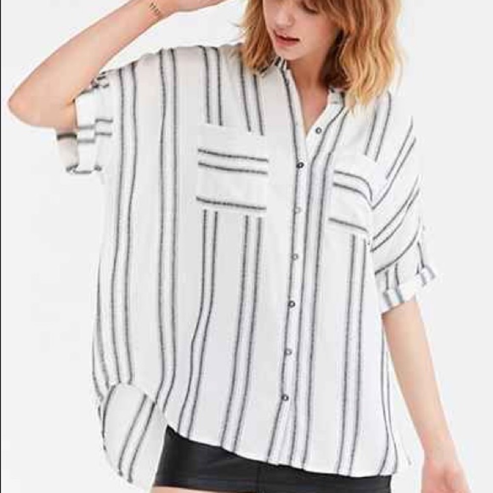Silence + Noise • Striped Button Down